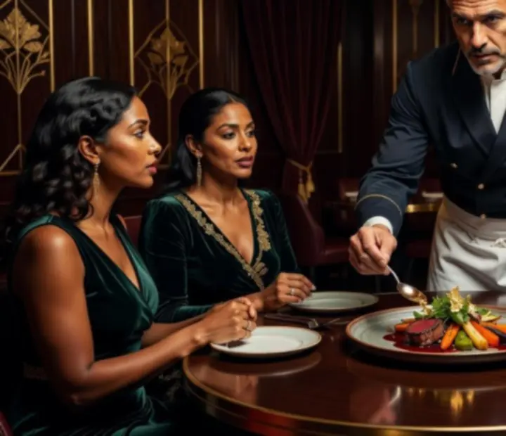 Chef's table večer v Bohe Mora, kde šéfkuchař připravuje menu přímo před hosty.